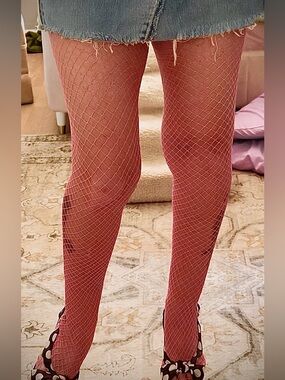 PINK Victoria's Secret Pink Fishnet Tights